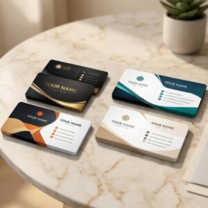 Customized Visiting Card | Bouth Side Print | Business Card Personalized (100 Pcs)